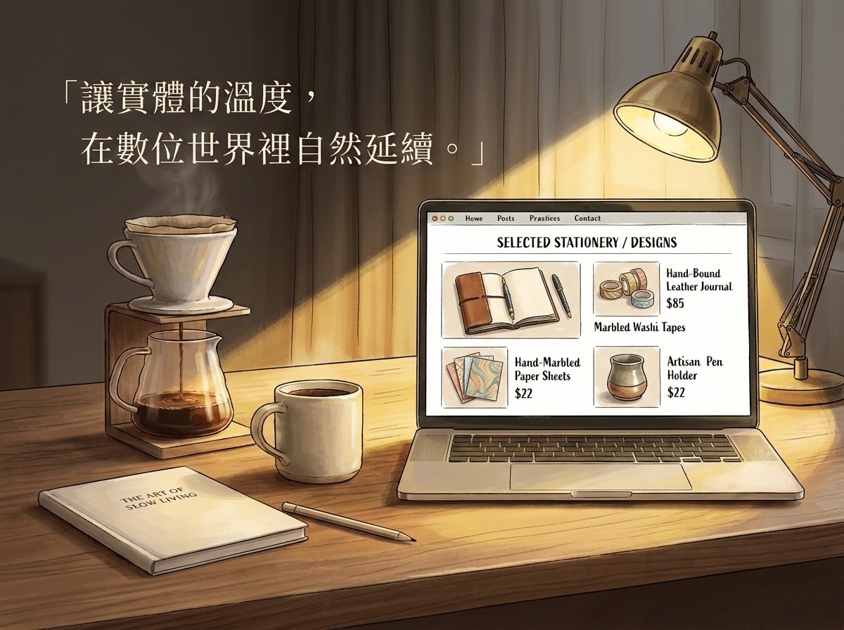 讓實體的溫度，在數位世界裡自然延續